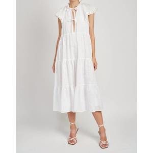 En Saison | Dresses | New En Saison Delilah Midi Dress In White | Poshmark